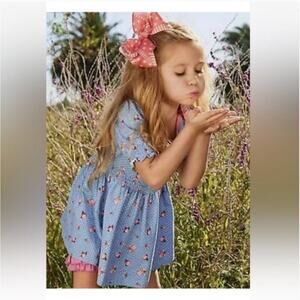 Matilda Jane Blue Skies Tunic Size 4 Brilliant Daydream Comfort Cotton Pullover